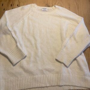 Old Navy Cream Knit Sweater Women’s XL Preloved